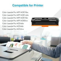 Съвместим патрон за тонер за HP 202A CF500A CF CF CF CF Color Laserjet Pro M254DW M254DN M254NW Принтер мастило