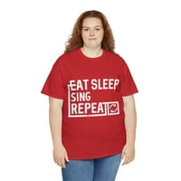 Яжте сън пейте унизионна графична тениска