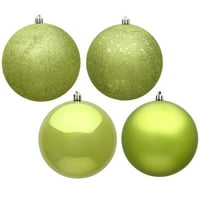 Vickerman 2.4 Lime 4-Finish Ball орнамент асортимент, на кутия