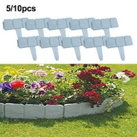 Leke Plastic Garden Border Изработена от полипропиленова граница с цветно легло, палисада, градина