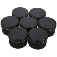 8oz diy свещи тенекии кръгли буркани контейнер за съхранение на контейнери за изкуства занаяти контейнер