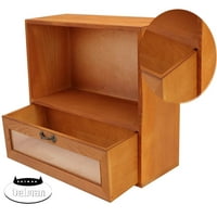 Дървени офис бюро чекмеджета за съхранение на дървен багажник модулно дърво за съхранение на дърва BO за домашен офис