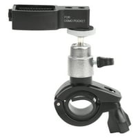 Екшън камера скоба за действие камера за поддръжка на мотоциклет за поддръжка на мотоциклет за поддръжка на камерата на камерата за камера с фиксиран държач за задържане на капак за клип за приспособяване за OSMO