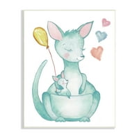 Ступел Индрис кенгуру мама бебе Джоуи торбичка балон сърца, 19, дизайн от Елизабет Медли