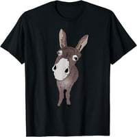 Забавно изглеждаща идея за подарък за магаре за сладка тениска за магарета и коне