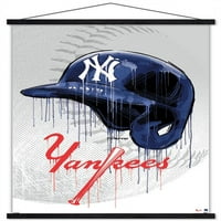 Ню Йорк Янкис-стенен плакат за каска с магнитна рамка, 22.375 34