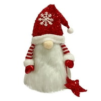 Heiheiup Декоративен снежен човек коледно дърво Коледно дърво Коледно плюшена коледна украса орнаменти и висулки Котешки мемориали