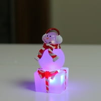 Нортлайт 3.75 лед осветен цвят промяна снежен човек с Антифони Коледа маса топ декорация