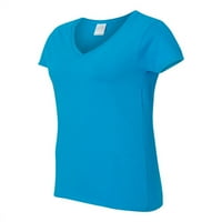 MMF - Кратка ръкав с тениска с тениска с жени, до жени с размер 3XL - Доминиканска република