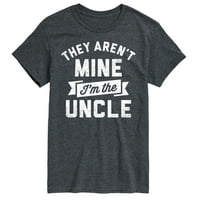 Незабавно съобщение-те не са Мои Аз съм чичото-Мъжка тениска с къс ръкав