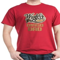 Cafepress - Dingo Dad Dog Gift Dark Thrish - памучна тениска