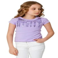 Момичета за момичета между 1- години ежедневно ежедневно удобен тениска с къс ръкав за вдъхновение