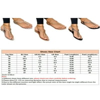 Daeful дамски плоски сандал T-каишка плажни обувки Slip on Thong Sandals Fashion Summer Ladies Comfort Silver 5