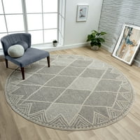 Обединени тъкачи на Америка Милана модерен съвременен Геометър килим, 7' 11 7' 11