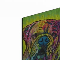 Luxe Metal Art 'Hey Bulldog' от Dean Russo, Metal Wall Art, 12 x16