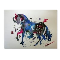 Търговски марки изобразително изкуство 'звезден кон' платно изкуство от Лорън Мос