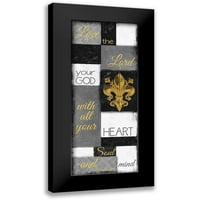 Greene, Taylor Black Modern Famed Museum Art Print, озаглавен - Golden Heart