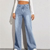 Пикси дънки за жени шорти високи панталони жени Талия тънки летни дънки тайдай панталони синьо