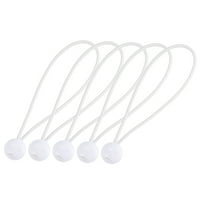Uxcell Ball Cords Еластична струнна каишка за лента за къмпинг бяла опаковка