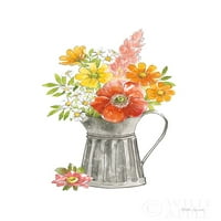 Farmhouse Floral VII White Poster Prot от Beth Grove 61164