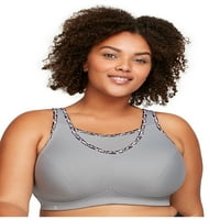 Glamorise Full Figure Plus Size No-Bounce Camisole Sports Bra Wirefree 1066