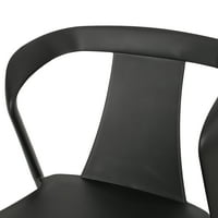 Khalil Outdoor Scoring Staring стол, комплект от 2, черно