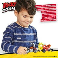 Ricky Zoom Maxwell & The Bike Buddies - & Action Figures Free Wheeling Standing Toy Bikes