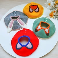 Pet Bib Small Dog Zoo Series слюнка кърпа Чихуахуа Теди Карикатурен модел триъгълник шал за биб биб