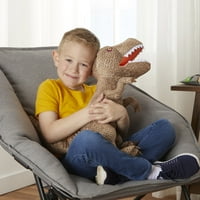 Jurassic World Kids T-re легла плюшено гушкане и декоративна възглавница, кафяв