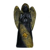 Fonwoon прекрасна ангелска статуя на закрито и на открито декорация на градината тиха тиха статуя