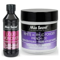 Mia Secret Liquid Monomer Oz и White Powder Oz