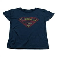 Superman DC Comics S Shield Rough женски тениска тройник