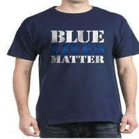 Cafepress - Blue Lives Matter Тъмна тениска - памучна тениска