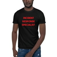 3хл червена реакция на инциденти специалист памучна тениска с къс ръкав от неопределени подаръци