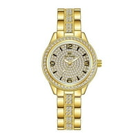 Нов часовник Student Digital Scale Женски часовник, пълен с диаманти Кварц Гледайте Популярна мода