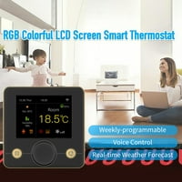 Arealer wifi интелигентен с RGB цветен LCD дисплей 3A интелигентно отопление на закрито констант контролер цифров програмируем