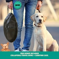 Ruff 'N Ruffus Travel Foldable Pet Playpen с калъф за носене и сгъваем купа за пътуване, водоустойчив, подвижен капак на сянка, изключително голям 48 48 23.5