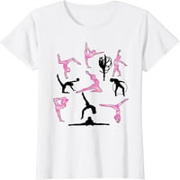 Тениска на гимнастичката за гимнастична гимнастика