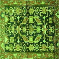 Агли Компания Вътрешен Правоъгълник Персийски Зелени Традиционни Килими Площ, 5 '8'