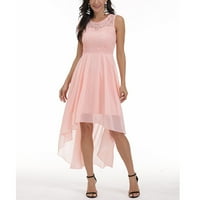 Миаилима розови Ежедневни рокли за жени рокли Плътен цвят туника опашката парти Плътен цвят рокля