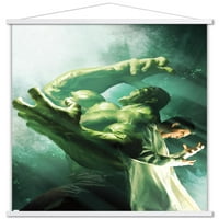 Marvel Comics - Hulk - Incredible Hulk #7. Стенски плакат с дървена магнитна рамка, 22.375 34