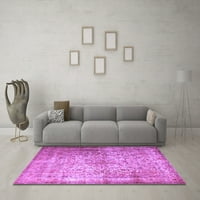Ahgly Company Indoor Round Персийски лилави традиционни килими, 8 'кръг