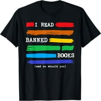 Прочетете забранени книги, цветна тениска на Националната библиотекарска седмица