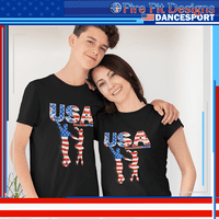 Тениска за бална танцьорка за момчета бална танцуваща чай за бална танцова подарък за танцово облекло на САЩ латино танцово риза