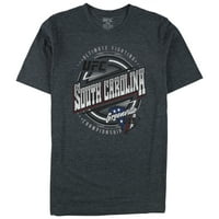 Графична тениска на мъжете Greenville South Carolina, сива, малка