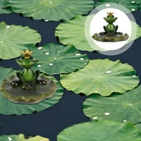 Декоративно плаващо украшение смола занаятчийска жаба форма на езерото за езеро за езеро