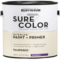 Ръжда-Олеум Сигурен Цвят Поглезен, Интериорна Боя + Грунд, Покритие От Черупки, 2-Пакет