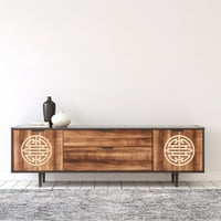 Китайски винтидж стил дърва издълбано апликация дървена резба за издълбаване на деколтета за шкаф за шкаф за врата шкаф за шкаф за шкаф за стен гардероб с стенен га