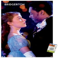 Netfli Bridgerton - Плакат за танцова стена с pushpins, 22.375 34