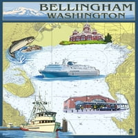Белингам, Вашингтон, Морска Карта